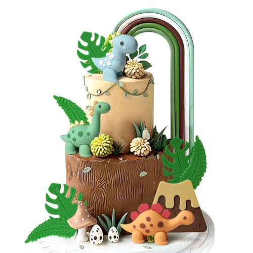 LaVenty Dinosaurier Kuchendekoration Dino Tortendeko Regenbogen Cake Toppers Dinosaurier Themen Kuchen Dekoration Dinosaurier Geburtstag Babydusche LaVenty Dinosaurier Kuchendekoration Dino Tortendeko Regenbogen Cake Toppers Dinosaurier Themen Kuchen Dekoration Dinosaurier Geburtstag Babydusche von LaVenty
