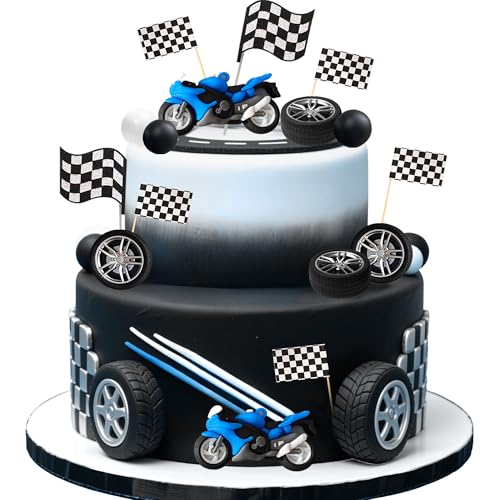 LaVenty Dirt Bike Party Dekorationen Motorrad Kuchen Dekoration Motorrad Mann Geburtstag für Dirt Bike Baby Shower Dekor LaVenty Dirt Bike Party Dekorationen Motorrad Kuchen Dekoration Motorrad Mann Geburtstag für Dirt Bike Baby Shower Dekor von LaVenty