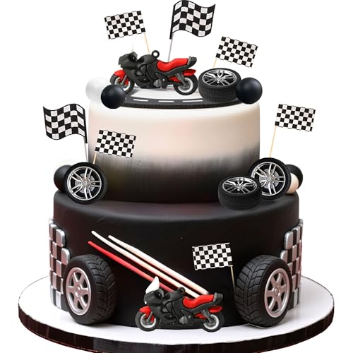 LaVenty Dirt Bike Party Dekorationen Motorrad Kuchen Dekoration Motorrad Mann Geburtstag für Dirt Bike Baby Shower Dekor LaVenty Dirt Bike Party Dekorationen Motorrad Kuchen Dekoration Motorrad Mann Geburtstag für Dirt Bike Baby Shower Dekor von LaVenty