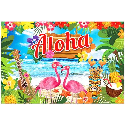 LaVenty Hawaii Aloha Hintergrund Dekoration Hawaii Deko Flamingo Foto Beachparty Zubehör Poolparty Deko Sommerpart Fotowand Party Tropische Party Zubehör LaVenty Hawaii Aloha Hintergrund Dekoration Hawaii Deko Flamingo Foto Beachparty Zubehör Poolparty Deko Sommerpart Fotowand Party Tropische Party Zubehör von LaVenty