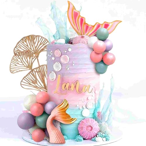 LaVenty Rosa Meerjungfrau Schwanz Kuchen Topper Unter dem Meer Kuchen Dekoration Kugeln Kuchen Topper Meerjungfrau Schwanz Kuchen Topper Meerjungfrau Party Supplies LaVenty Rosa Meerjungfrau Schwanz Kuchen Topper Unter dem Meer Kuchen Dekoration Kugeln Kuchen Topper Meerjungfrau Schwanz Kuchen Topper Meerjungfrau Party Supplies von LaVenty