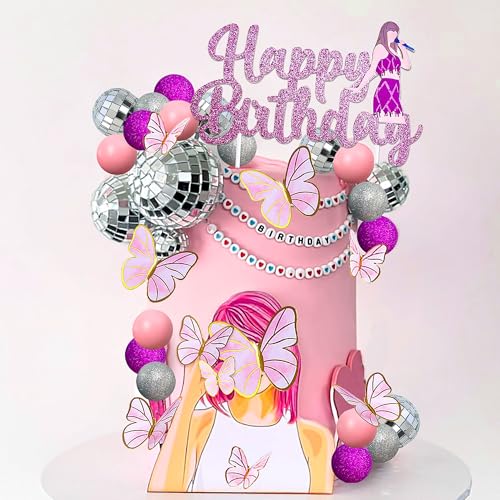 LaVenty Rosa Sänger Geburtstag Kuchen Dekoration Party Dekorationen Geburtstag Mädchen Thema Foto Hintergrund Party Musik Fans Liebhaber Party Supplies LaVenty Rosa Sänger Geburtstag Kuchen Dekoration Party Dekorationen Geburtstag Mädchen Thema Foto Hintergrund Party Musik Fans Liebhaber Party Supplies von LaVenty