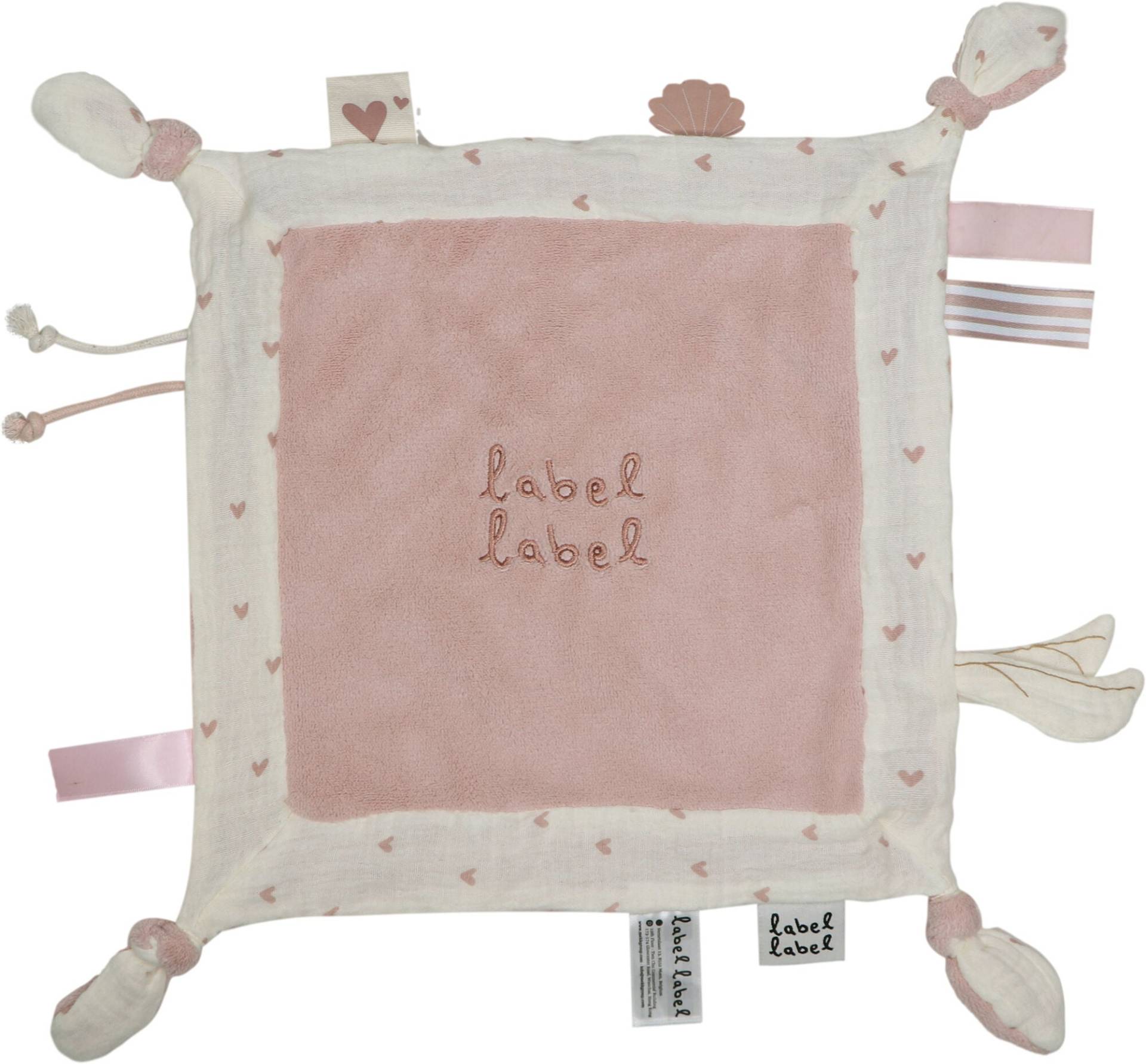 Label Label Schmusetuch, Rosa Label Label Schmusetuch, Rosa von Label Label