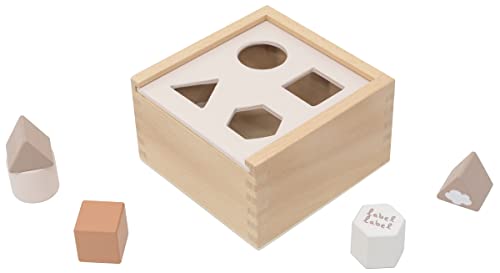 Label Label Shape Sorting Box Nougat Label Label Shape Sorting Box Nougat von Label Label