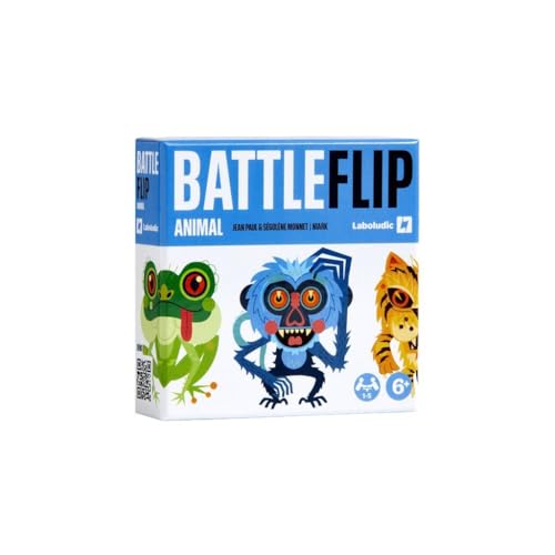 Laboludic Battle Flip: Tiere – Gesellschaftsspiel – französische Version Laboludic Battle Flip: Tiere – Gesellschaftsspiel – französische Version von Laboludic