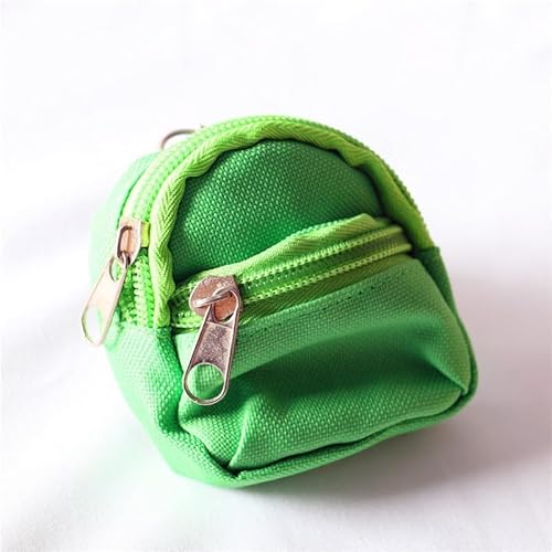 Mini-Puppenrucksack, Schulranzen-Modell, Puppenhaus-Schulzubehör für Puppenhaus im Maßstab 1:6, Miniatur-Schultaschen-Modell, Puppenhaus-Zubehör, Grün, 1 Stück Mini-Puppenrucksack, Schulranzen-Modell, Puppenhaus-Schulzubehör für Puppenhaus im Maßstab 1:6, Miniatur-Schultaschen-Modell, Puppenhaus-Zubehör, Grün, 1 Stück von Labriciyon