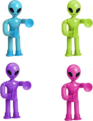 Labstandard Teleskop Saugnapf Spielzeug Alien Cartoon Teleskopspielzeug Stressabbau Sensorisch Lustig Pädagogisch Interaktiv Kinder Puzzle Lernspielzeug als Geschenk Dekoration von Labstandard