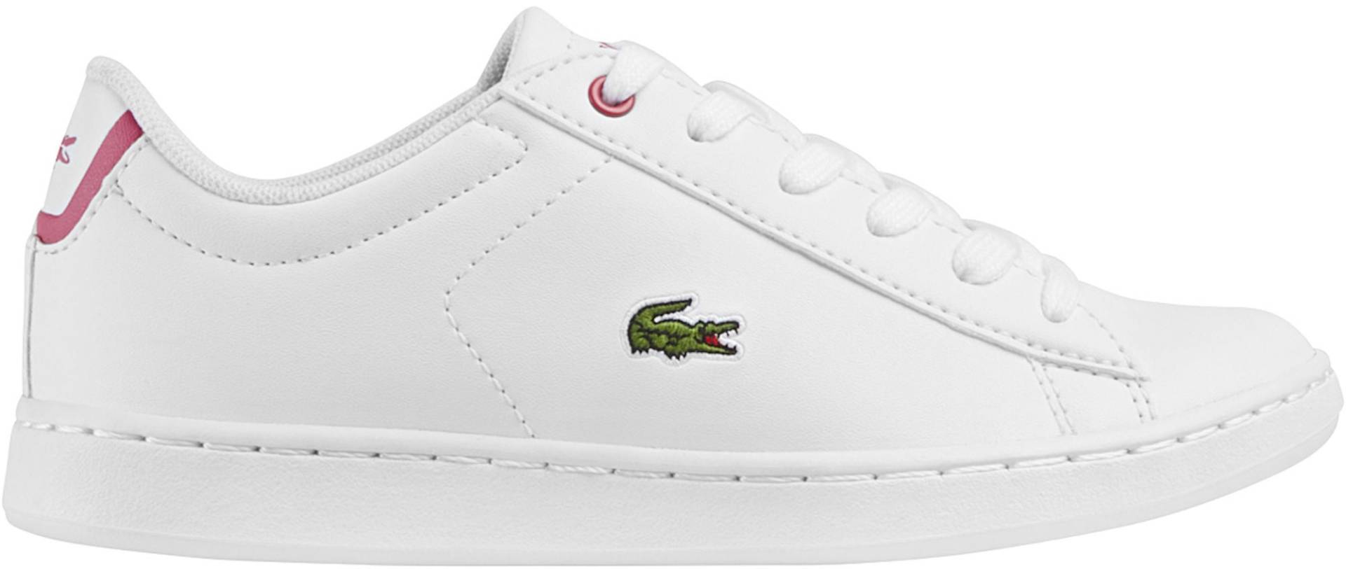 Lacoste Carnaby Evo Kinder Sneaker, White/Pink 31, Kinderschuhe Lacoste Carnaby Evo Kinder Sneaker, White/Pink 31, Kinderschuhe von Lacoste