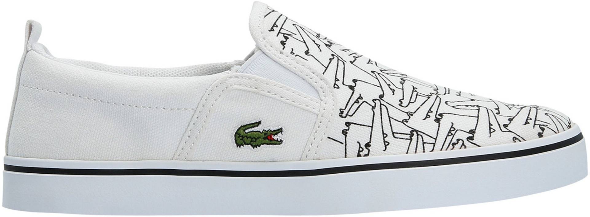 Lacoste Gazon 318 Kinder Sneaker, White/Black 28, Kinderschuhe von Lacoste