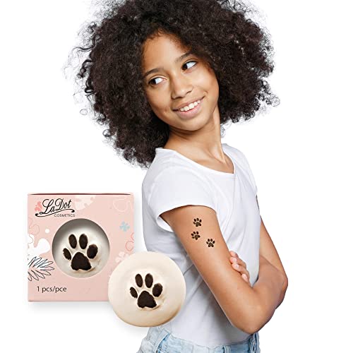 LaDot Tattoo für Kinder und Erwachsene, temporäre hautfreundliche fake Tattoos, Tattoo-Stempel ohne Nadeln für Körper und Arm, wasserfest, Keramikstempel Katzenpfote LaDot Tattoo für Kinder und Erwachsene, temporäre hautfreundliche fake Tattoos, Tattoo-Stempel ohne Nadeln für Körper und Arm, wasserfest, Keramikstempel Katzenpfote von Ladot