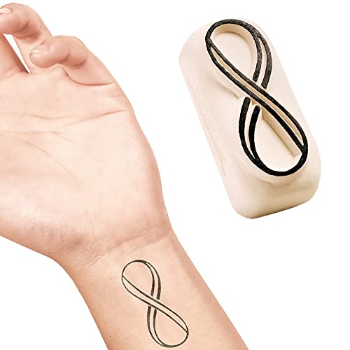 LaDot Tattoo für Kinder und Erwachsene, temporäre hautfreundliche fake Tattoos, Tattoo-Stempel ohne Nadeln für Körper und Arm, wasserfest, Keramikstempel Unendlichkeit LaDot Tattoo für Kinder und Erwachsene, temporäre hautfreundliche fake Tattoos, Tattoo-Stempel ohne Nadeln für Körper und Arm, wasserfest, Keramikstempel Unendlichkeit von Ladot