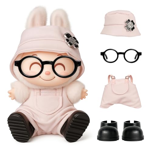 Set mit Mütze und Overall, 17 cm, Rosa von LaeFae