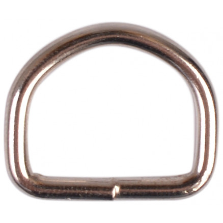 D-Ring Nickel 16mm - 1 Stk von Læderiet