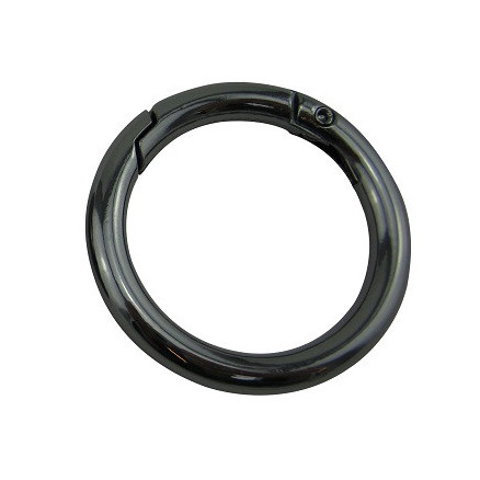 Karabiner rund Waffenmetall 16mm - 1 Stk von Læderiet