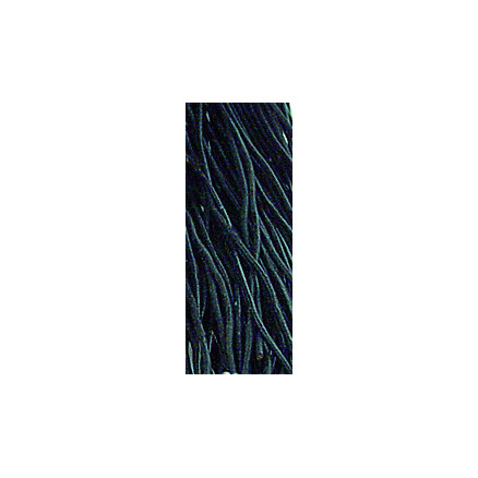 Runde Lederkordel Schwarz 100cm 2mm von Læderiet