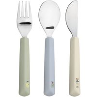 Cutlery with Silicone Handle 3 pcs Happy Fruits von Lässig GmbH