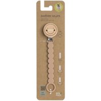 Soother Holder Wood/Silicone Tiny Smile maple von Lässig GmbH