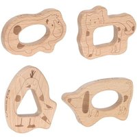 Teether Wood Set 4 pcs Little Mateys von Lässig GmbH