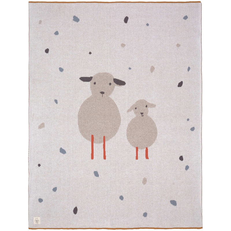 Babydecke TINY FARMER – SHEEP (75x100) von Lässig
