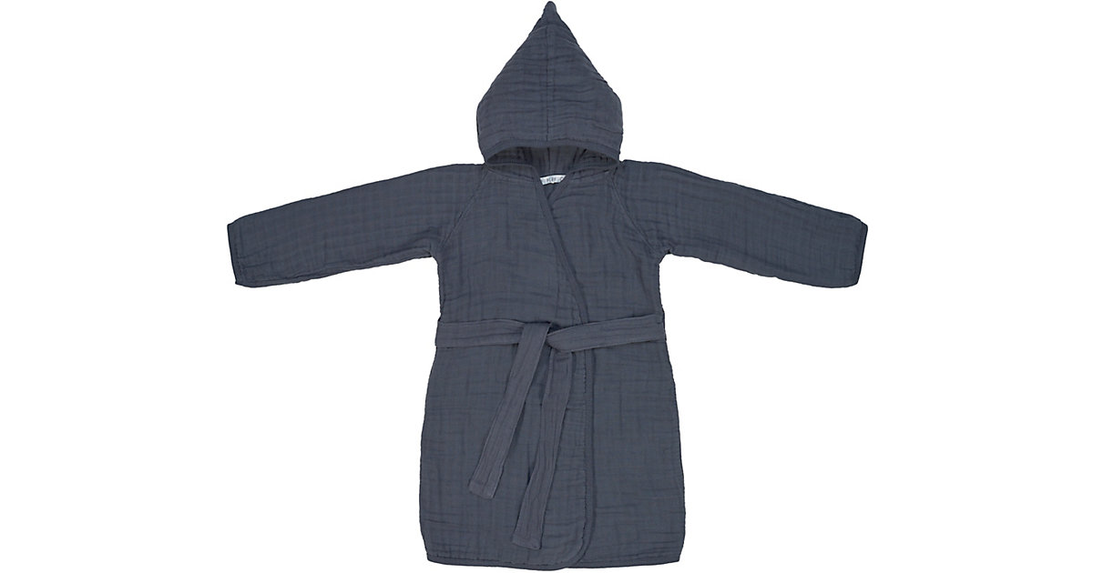 Bademantel Musselin, blau Gr. 92/98 Jungen Baby von Lässig