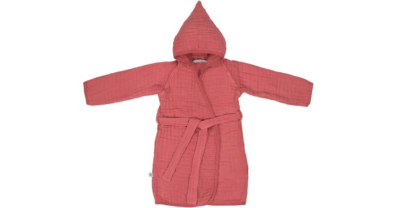 Bademantel Musselin, rot Gr. 92/98 Mädchen Baby von Lässig