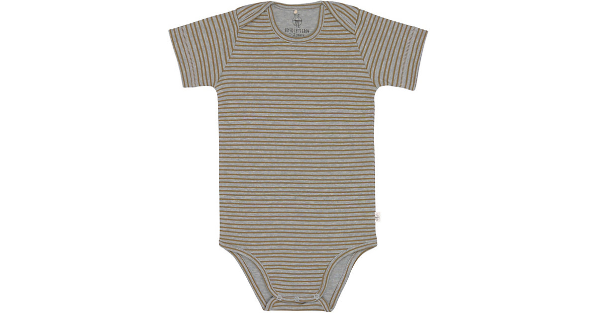 Body, Organic Cotton grau Gr. 50/56 von Lässig