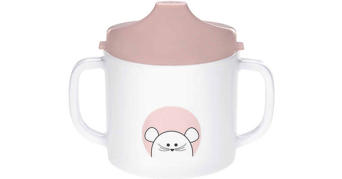 Kindergeschirrset Little Chums Mouse, 4-tlg. rosa von Lässig