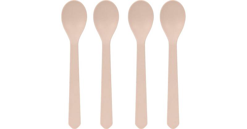 Kinderlöffel Geo powder pink, 4 Stück beige Modell 5 von Lässig