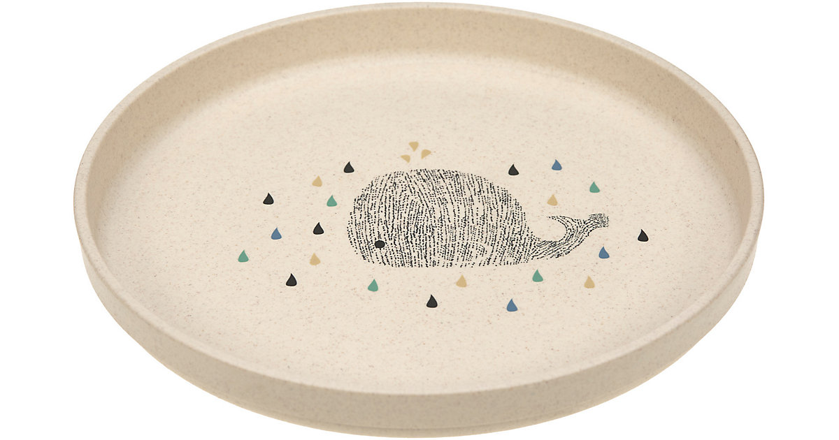 Kinderteller Little Water Whale beige Modell 1 von Lässig