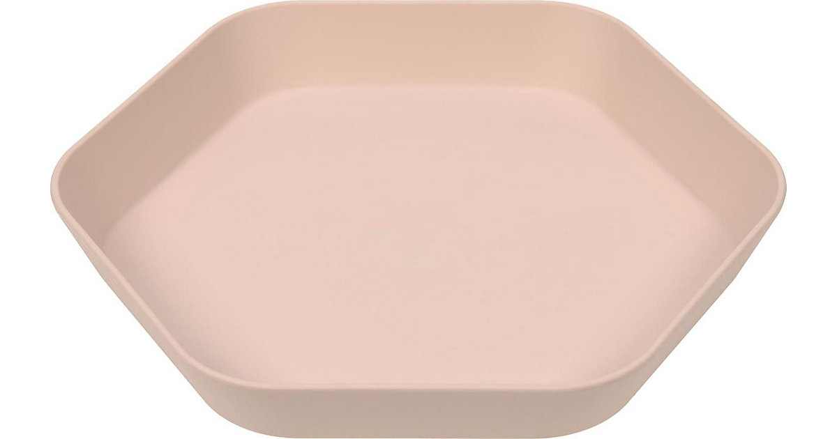 Kinderteller uni powder pink pastellpink von Lässig
