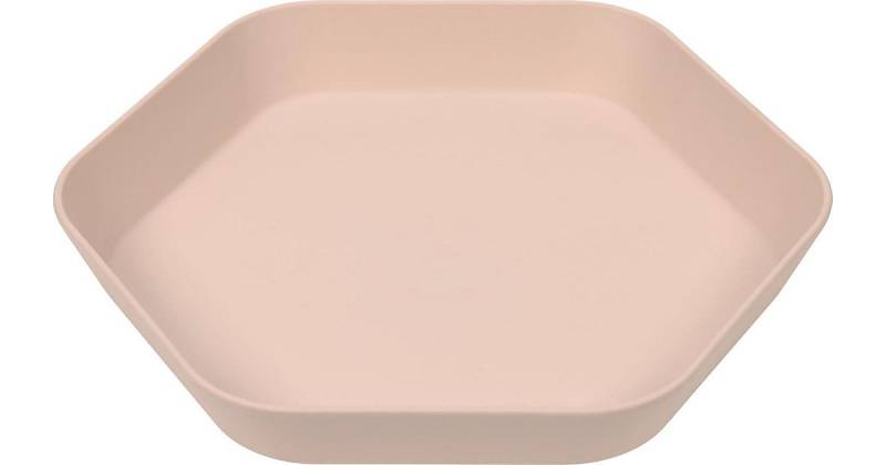 Kinderteller uni powder pink pastellpink von Lässig