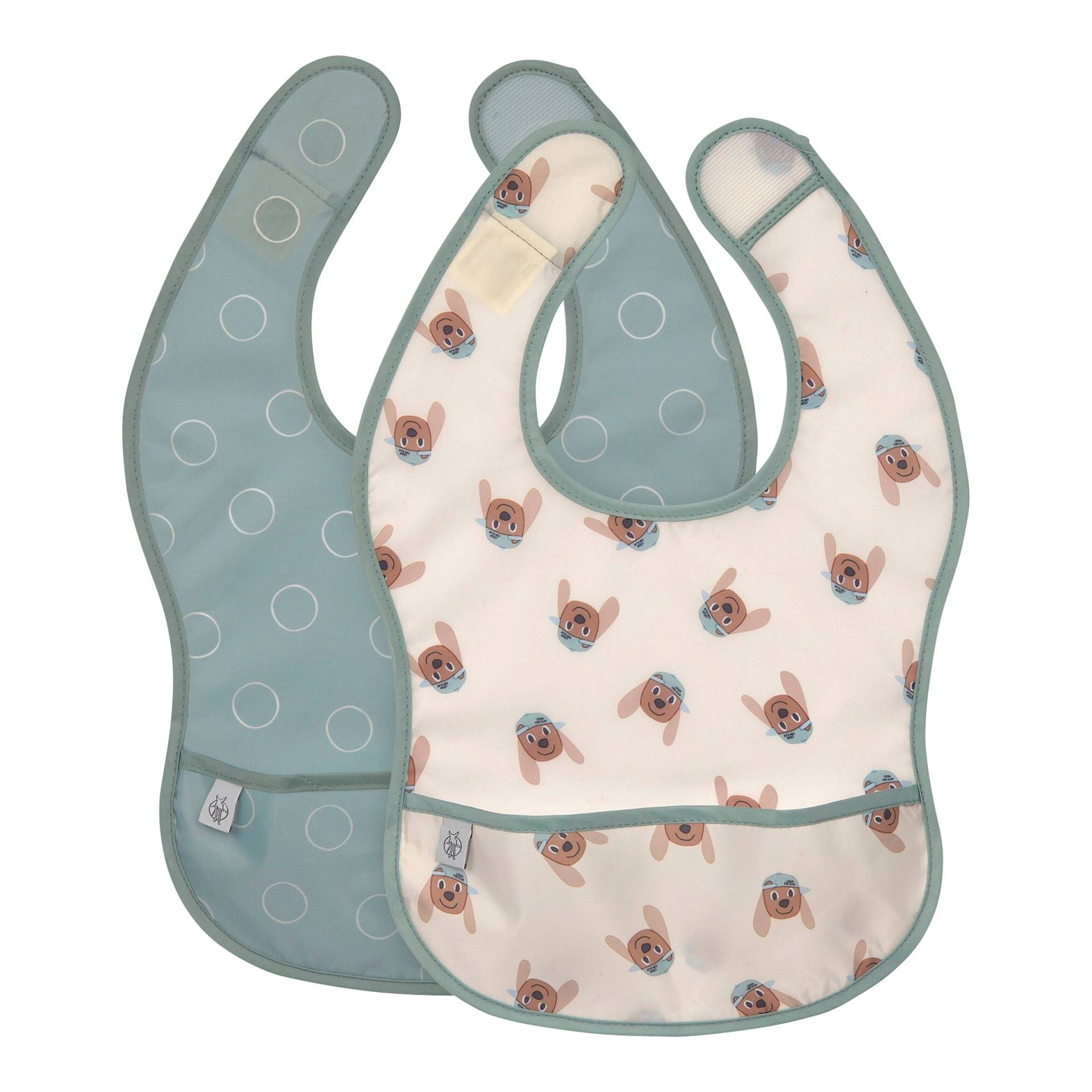 Lässig 2er-Pack Lätzchen mit Auffangschale von Lässig