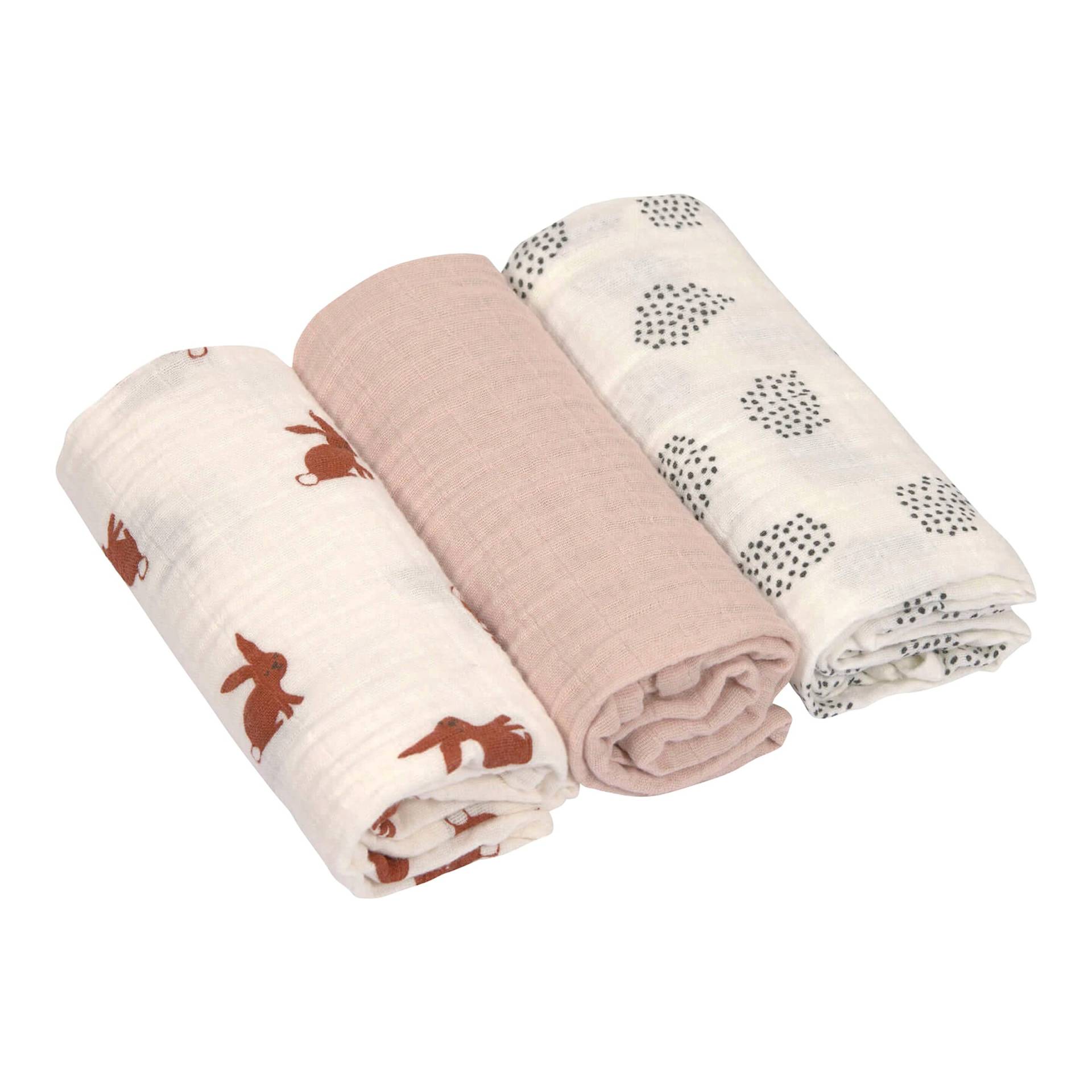 Lässig 3er-Pack Mullwindeln 60x60 cm von Lässig