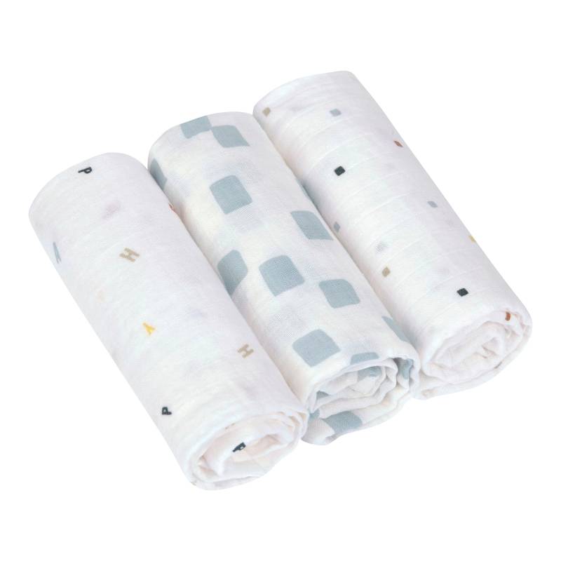 Lässig 3er-Pack Mullwindeln 60x60 cm von Lässig