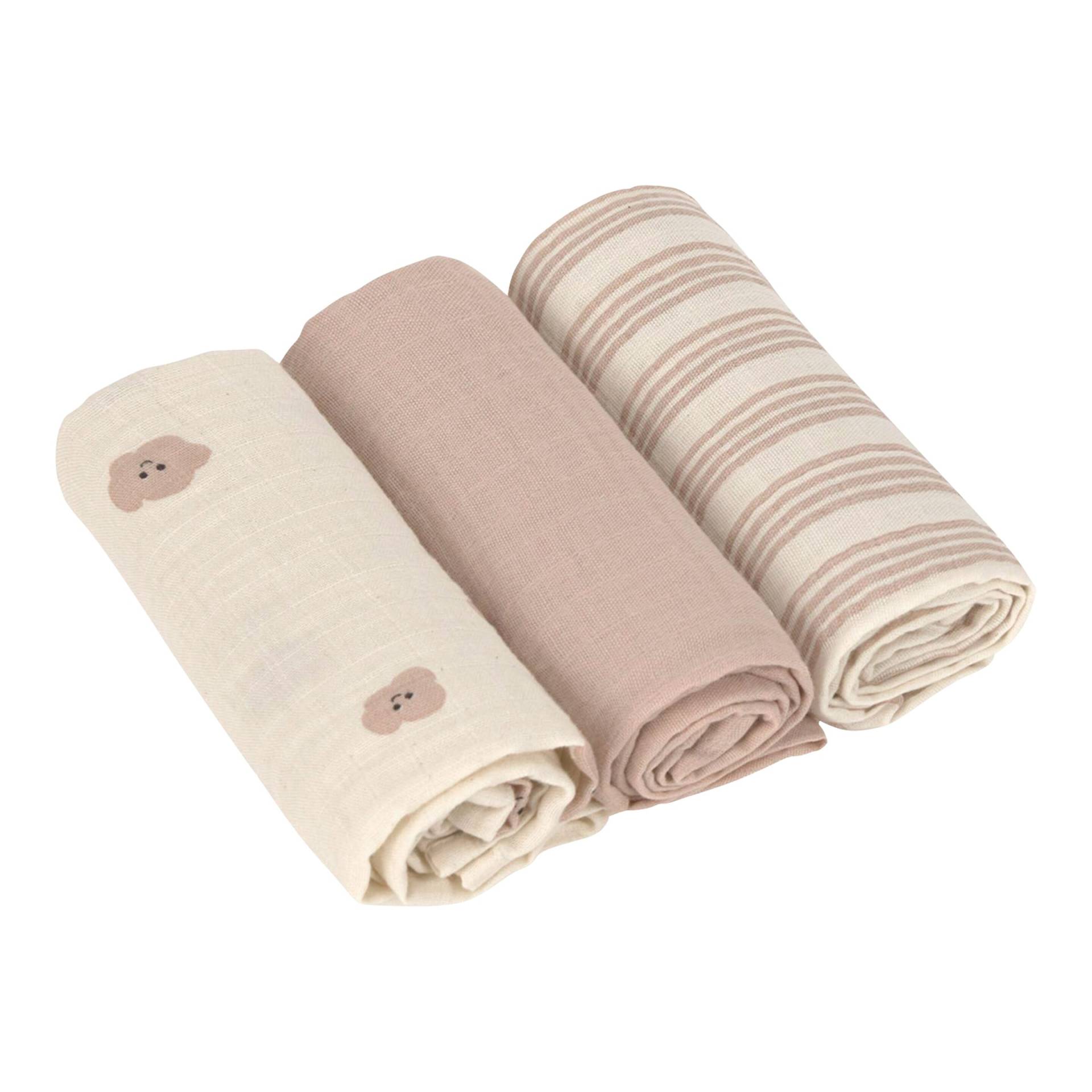 Lässig 3er-Pack Mullwindeln 60x60cm von Lässig