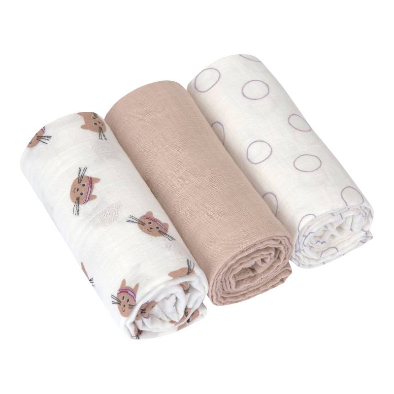 Lässig 3er-Pack Mullwindeln 60x60cm von Lässig
