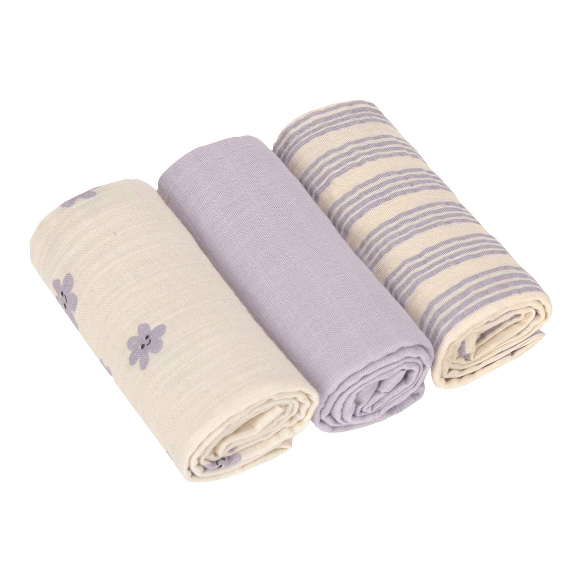 Lässig 3er-Pack Mullwindeln 60x60cm von Lässig