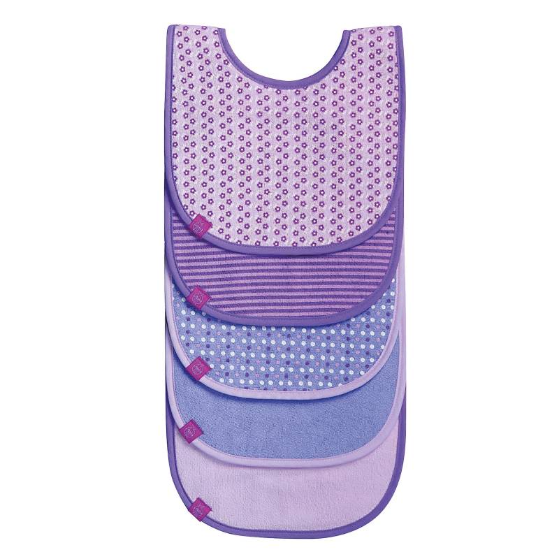 Lässig 4kids 5er-Pack wasserabweisende Lätzchen von Lässig