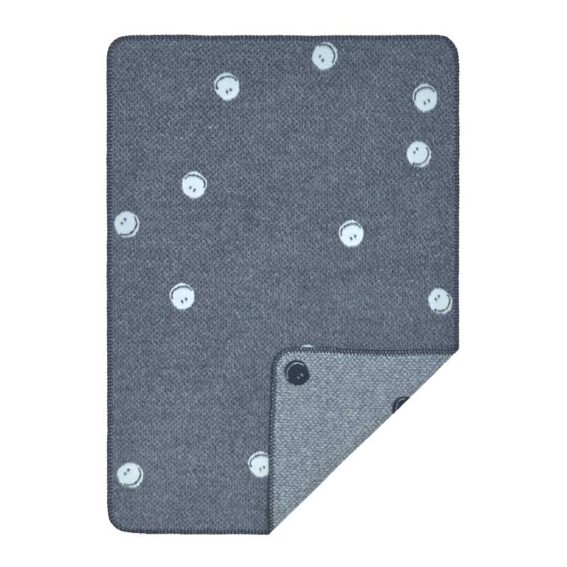 Lässig - Babydecke 75x100cm "Smilie" blau Lässig - Babydecke 75x100cm "Smilie" blau von Lässig