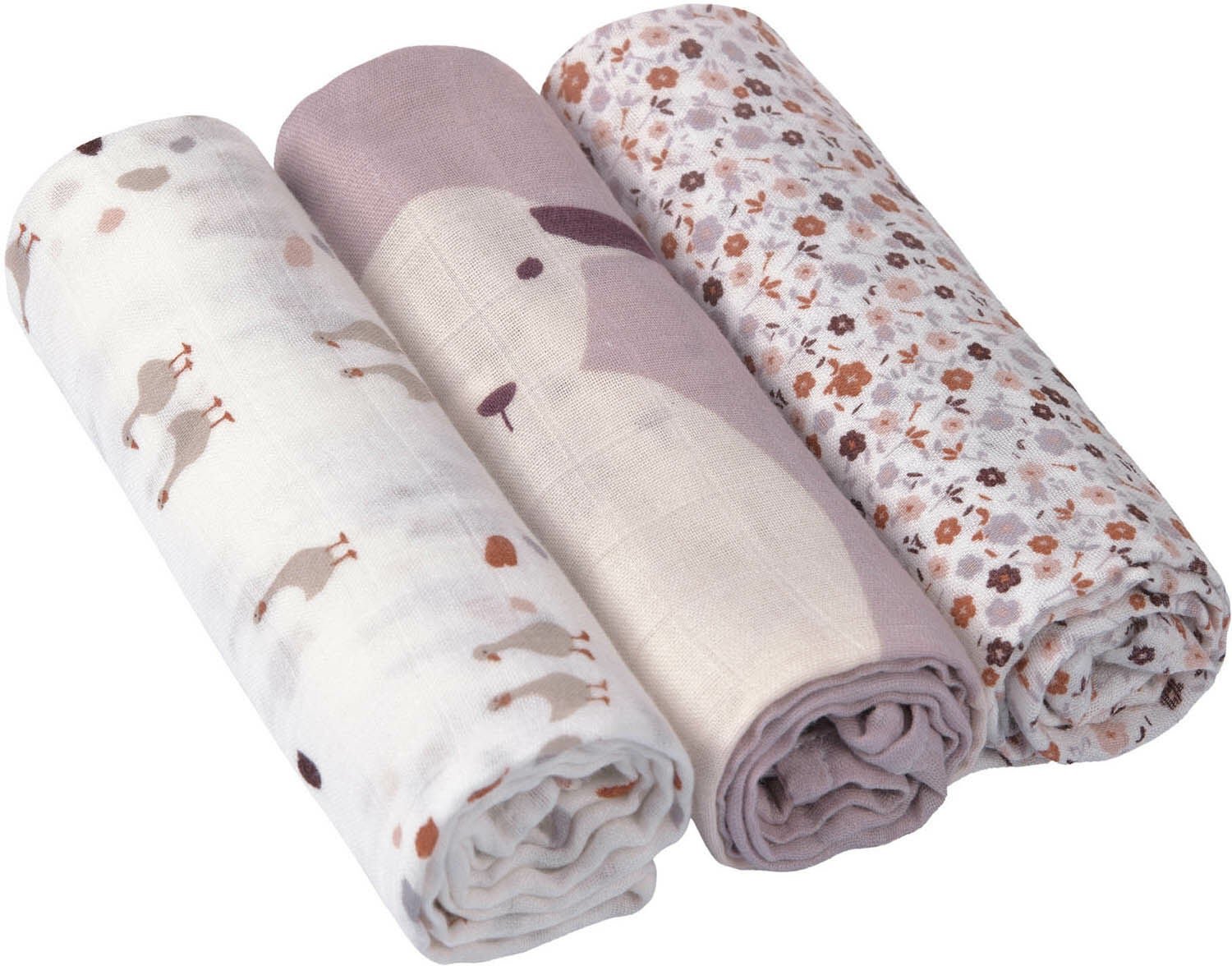 Lässig Heavenly Swaddle Decken 80x80 cm, MultiFlowers Lässig Heavenly Swaddle Decken 80x80 cm, MultiFlowers von Lässig