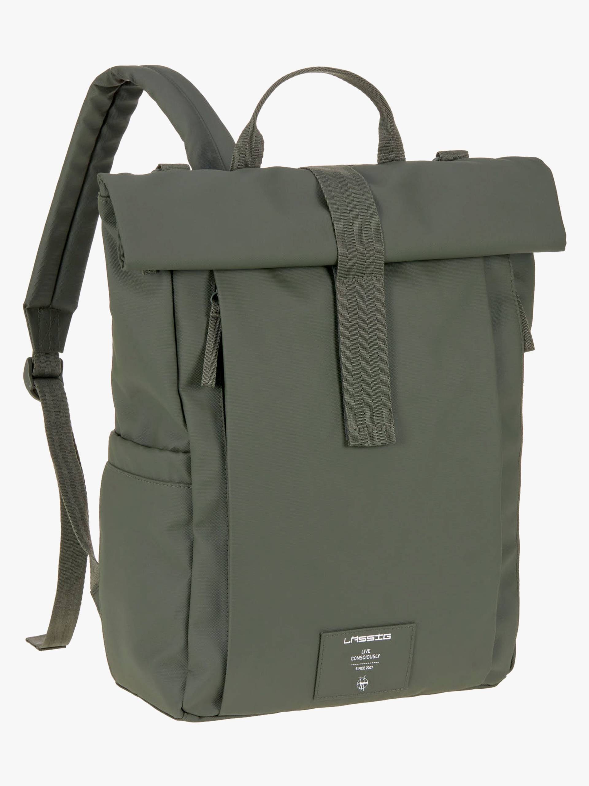 Lässig Rolltop Wickeltasche Rucksack, Olive Lässig Rolltop Wickeltasche Rucksack, Olive von Lässig
