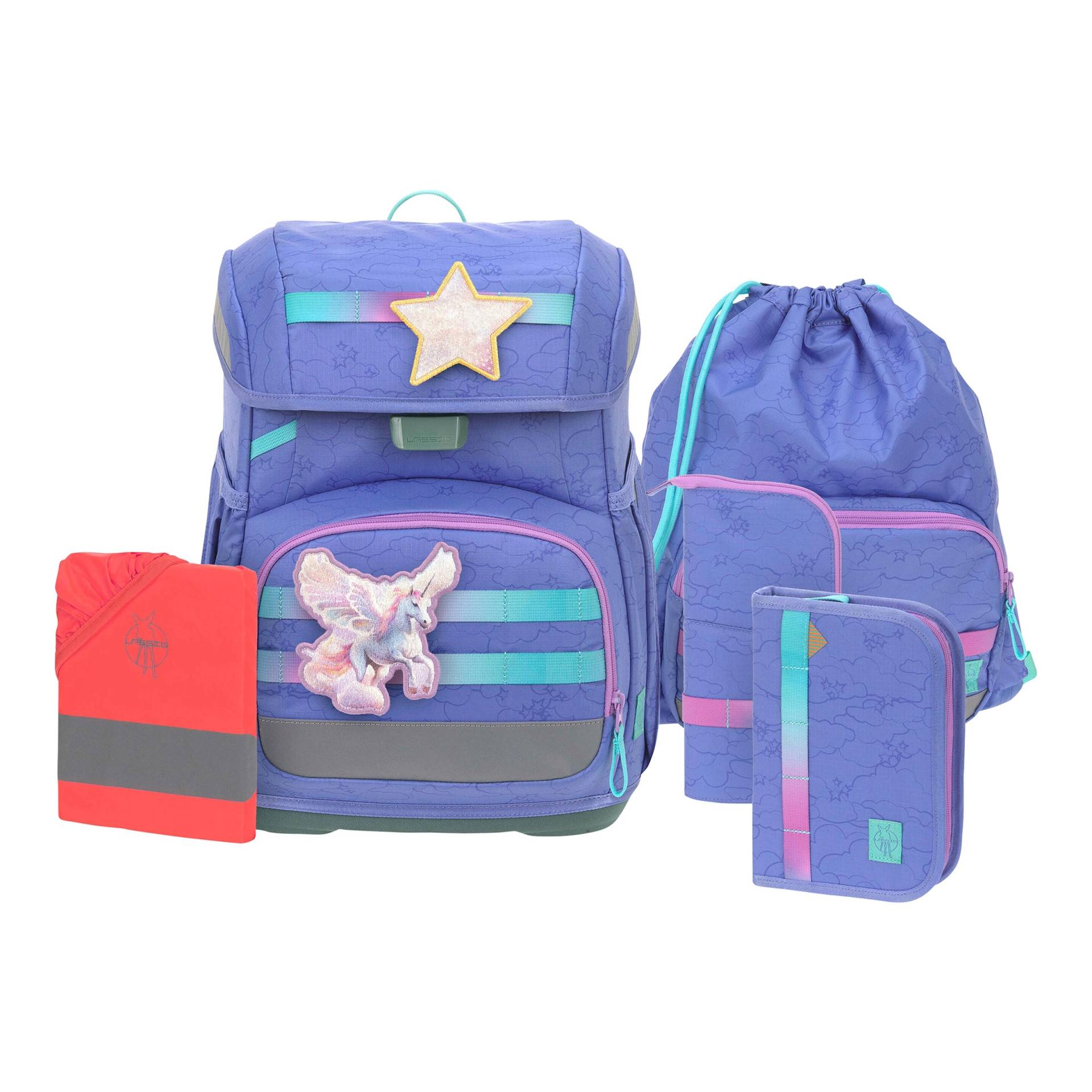 Lässig Schulranzen-Set Light Unique 6-tlg. von Lässig