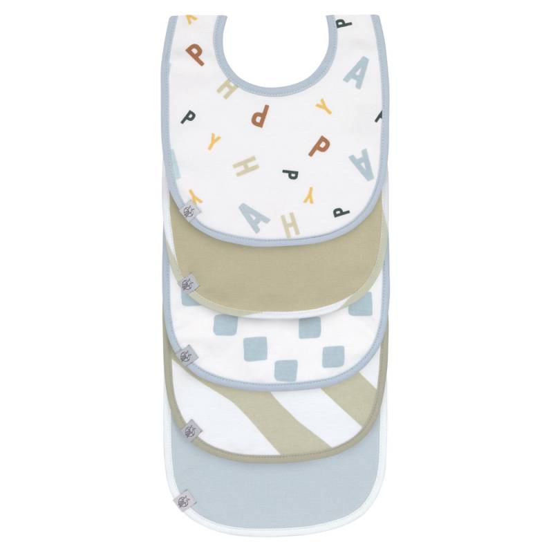 Lässig - Wasserdichte Lätzchen 5er Set hellblau Lässig - Wasserdichte Lätzchen 5er Set hellblau von Lässig