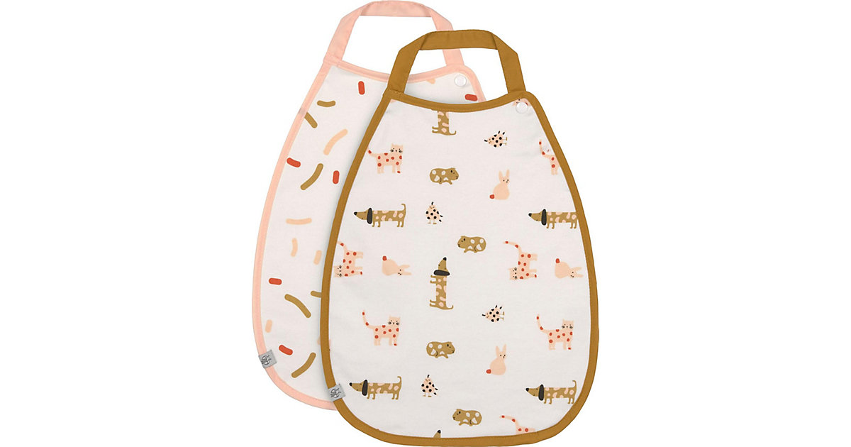 Lätzchen Medium Drop Bib Little Mateys spicy orange, 30 x 45 cm, 2 Stück mehrfarbig Lätzchen Medium Drop Bib Little Mateys spicy orange, 30 x 45 cm, 2 Stück mehrfarbig von Lässig