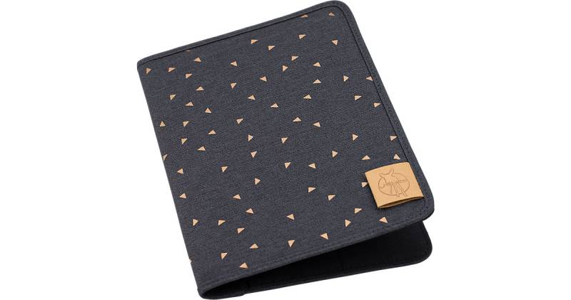 Mutterpasshülle Mum's Organizer Soft Stripes Triangle Dark Grey dunkelgrau von Lässig