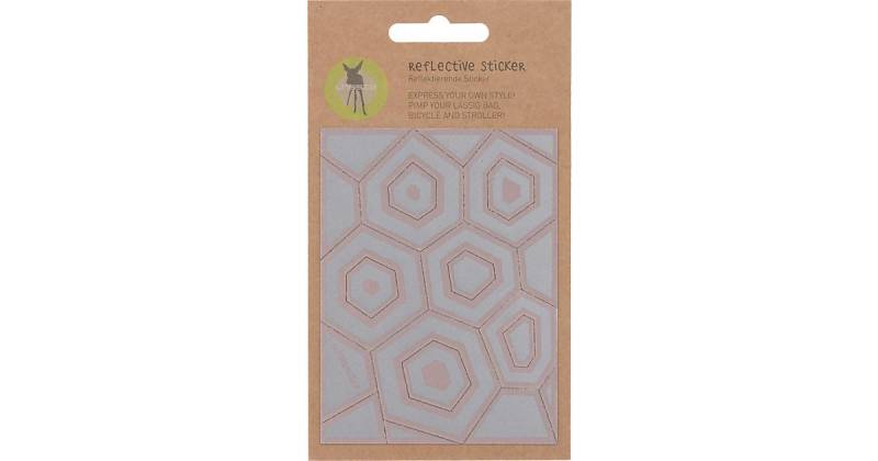 Reflective Sticker Hexagon bunt Modell 10 von Lässig