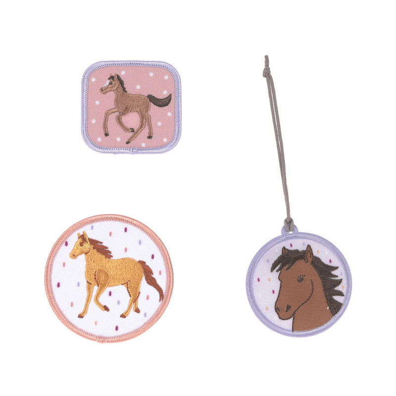 Schulranzen-Patches HORSE 3er-Set von Lässig