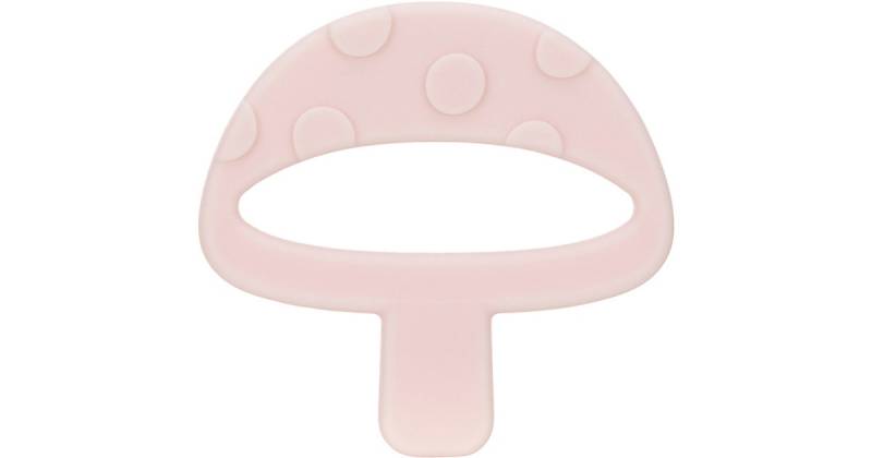 Silikon Beißring, Garden Explorer Mushroom hellrosa von Lässig
