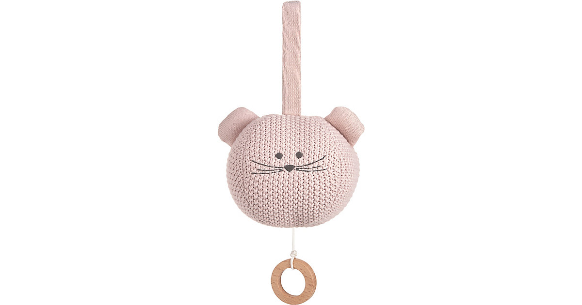Spieluhr Knitted Musical Little Chums Mouse, Guten Abend, gute Nacht! hellrosa Spieluhr Knitted Musical Little Chums Mouse, Guten Abend, gute Nacht! hellrosa von Lässig