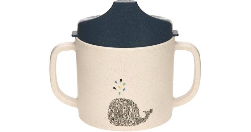Trinklernbecher Sippy Cup Little Water Whale blue, 150 ml beige Modell 1 von Lässig